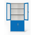 4 Door 3 Shelf Lockable Office Storage Cabinets