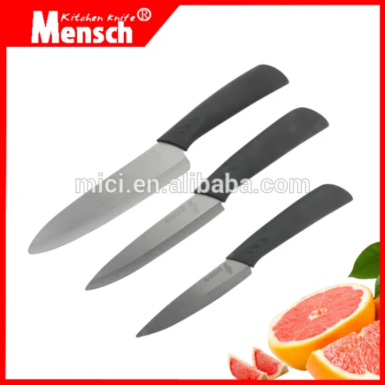 3pcs New Technology Ceramic Chef Knife Dinnerware Set