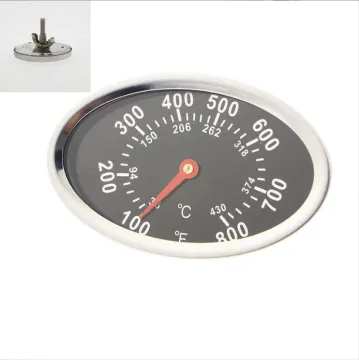 Bimetallic Oven Thermometer - Stainless Steel BBQ Tool (28-430 Degrees)