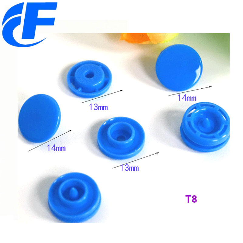 Custom  Logo BPA Free Raincoat Plastic Snap Fasteners