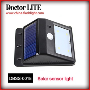 Rechargeable Solar sensor light ,High Quality Power Outdoor Led Solar Motion Sensor Light,4*SMD motion sensor led solar light