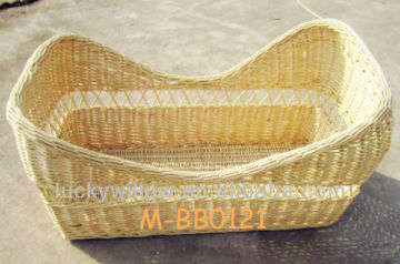 Wicker baby basket ( professional woven factory supplier)