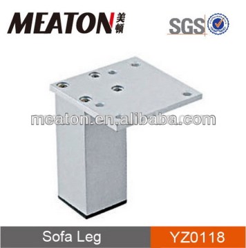 Hot Sale Customized square metal legs coffee table