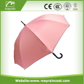 Roze rechte groothandel goedkope mode-paraplu
