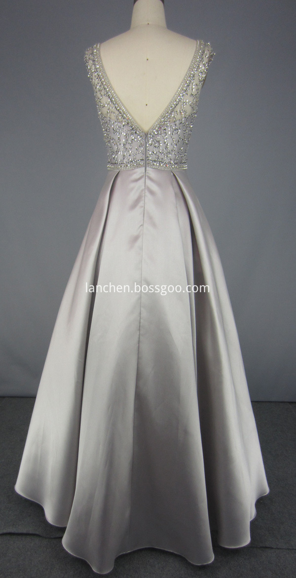 bridesmaid dress grey