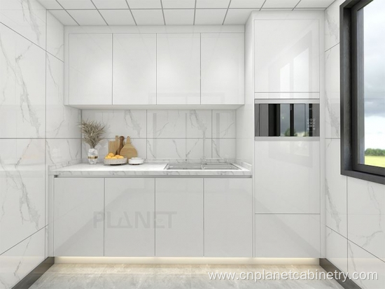 Luxury prefabricated complete modular rta kitchen cabinet