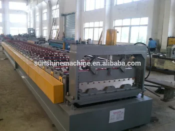 Construction metal deck roll forming machine