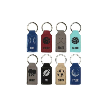 High-Quality Rubber Acrylic Leather Key Chains for Promotion Gifts