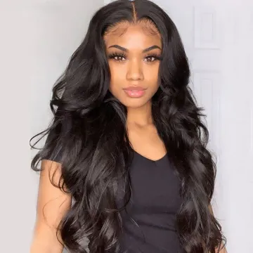 28 30 Inch Wholesale Peruvian Hair Virgin Remy Pre Plucked Transparent  Lace Wig Peruvian  Lace Human Hair Wig