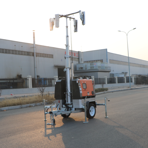 Kubota Light Tower Generator Hydraulic telescopic mast mobile light tower Factory