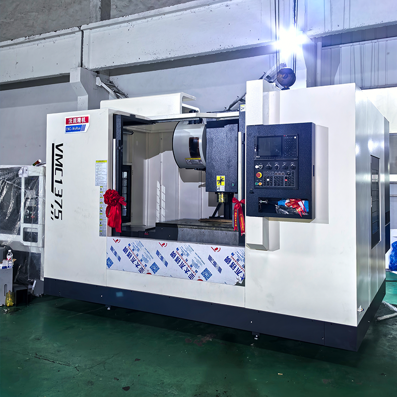 Torno de corte y fresado vertical de máquina CNC de 5 ejes