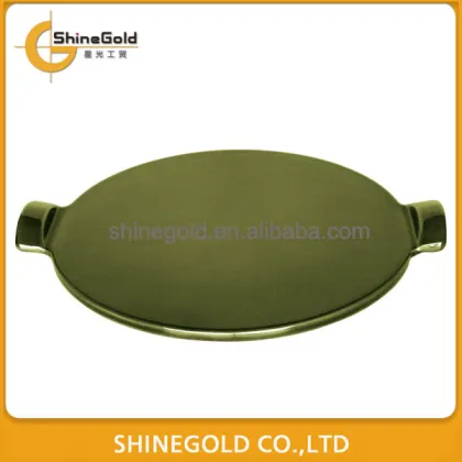 black glaze pizza stone