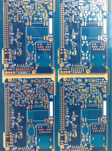 6 layer(TG70) 1.6mm blue solder ENIG PCB