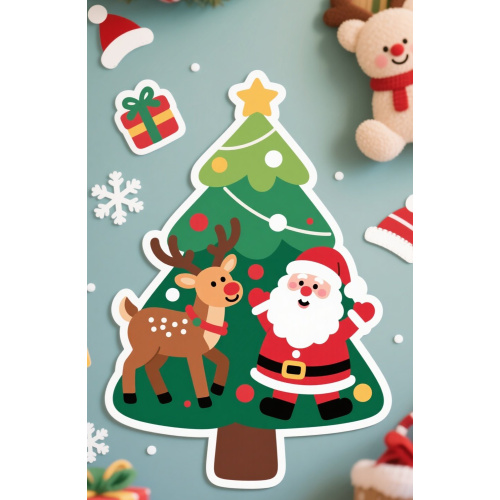 Christmas stickers for presents