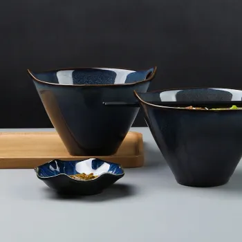 Professional Design Soup Porcelain Rice Bucket Instant Noodle Bowl