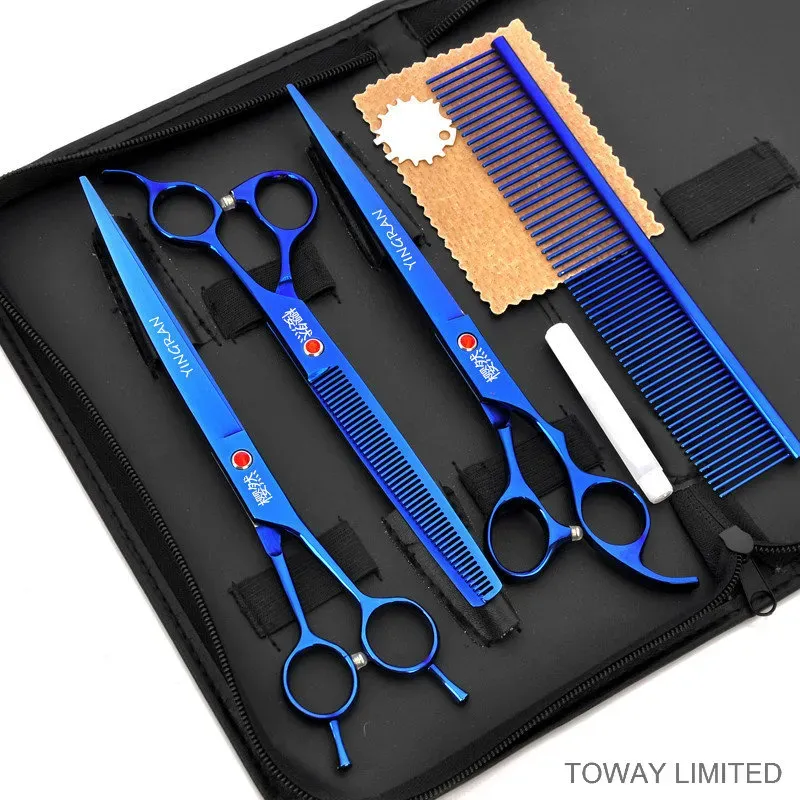 Color Printing Pet Grooming Tools Cutter Dog Hair Scissors