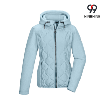 Chaqueta híbrida mujer con capucha.