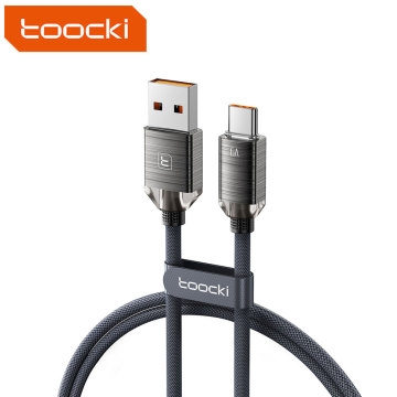 Toocki Aluminum Alloy Braided Fast Charging USB Cable for All Mobiles