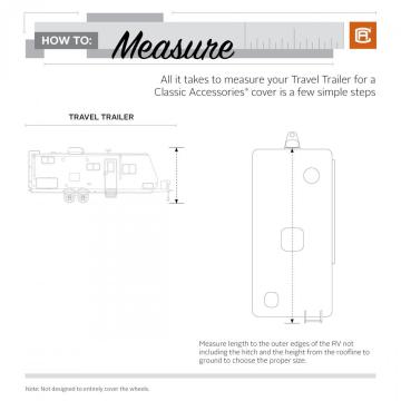 Classic Accessories Over Drive Travel Trailer Cover