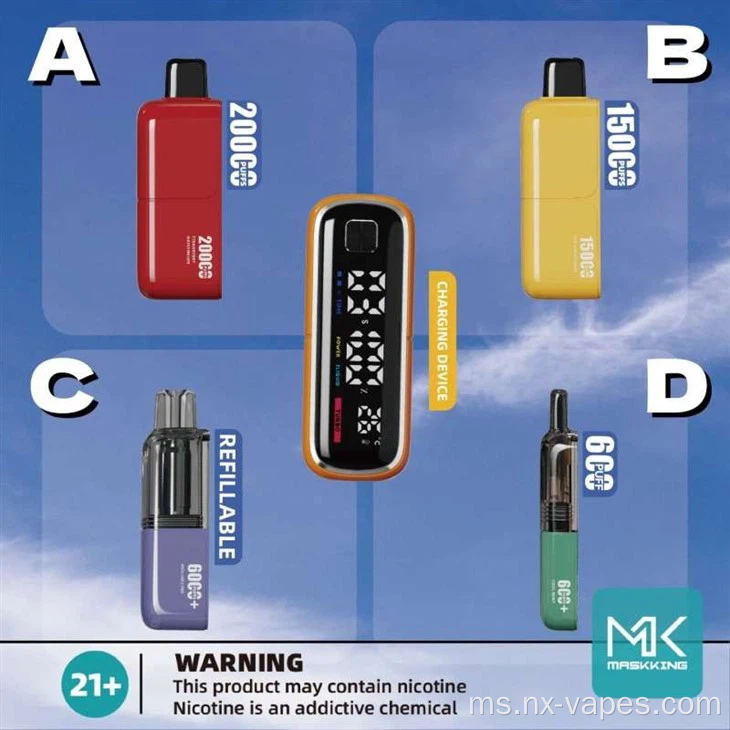 Maskking Ecore 20000 Puffs Harga Vape Pucuk