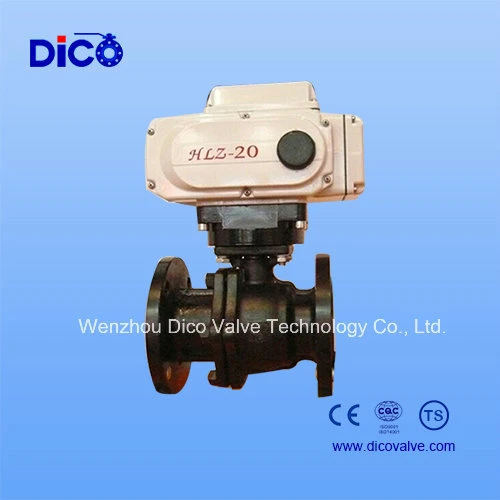 Wenzhou Ventilhersteller ANSI WCB/CF8/CF8M mit ISO5211 PAD 2PC Flanschkugelventil