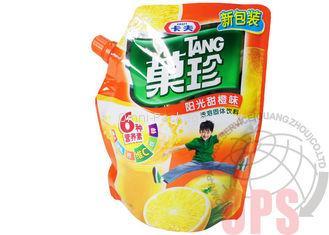 PET / PE Plastic Food Package Spout Stand Up Pouch With Spo