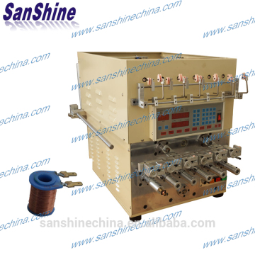 Six spindles automatic fine wire inverter transformer skeiner winding machine