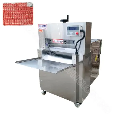 Chicken and Meat Slicing Machine for Jerky, Hot Pot, and Frozen Foods