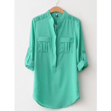 Wholesale Stylish Women Shirt,Lady Shirt with Long Sleeve