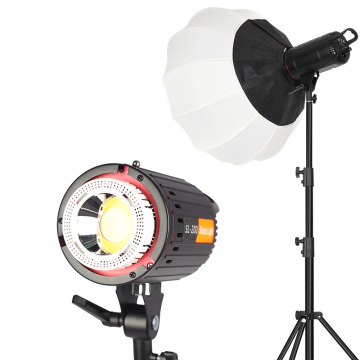 200W Dimmable LED Video Light with Bowens Mount for Studio Shooting and YouTube Vlogs