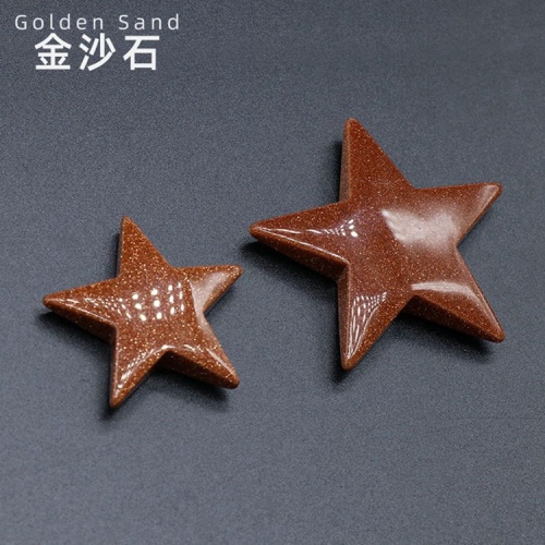 45 / 32mm natural crystal carving Star quartz chakra gem aura healing yoga balance meditation crafts