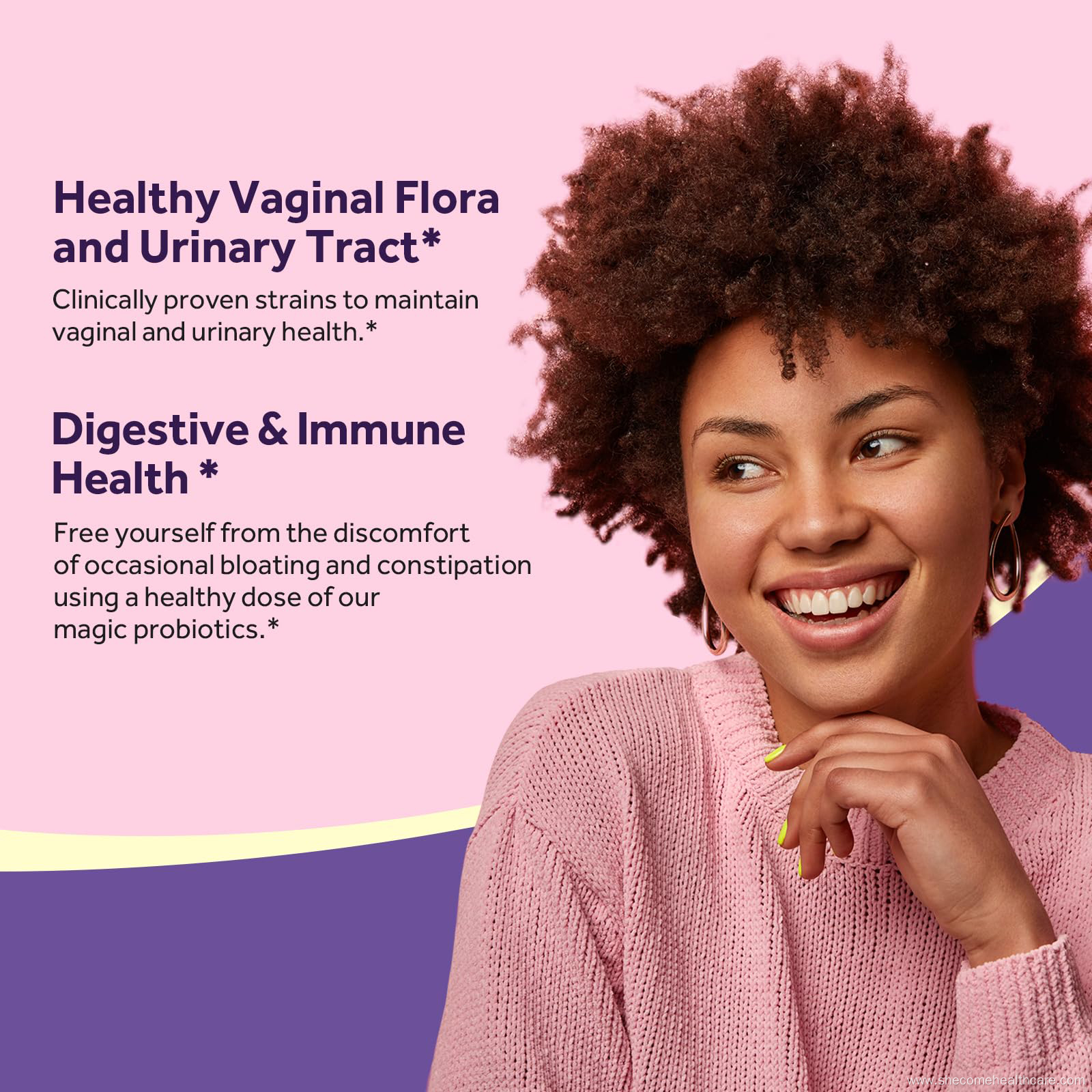 Probiotics Capsules for Women Digestive Health Supplement