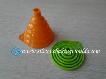 Collapsible Silicone Funnel Silicone Kitchenware For Promotion Gift