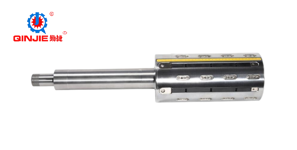 Eixo pneumático de haste passante de aço de 6 polegadas com polia