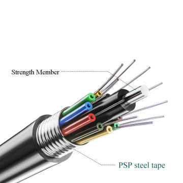 Outdoor Duct Armored Loose Tube Single Jacket 96 Core Fiber Optic Cable (GYTS) - Direct Burial Communication Cable