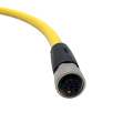 M12 Female L-Code to Male T-Code Power Cable