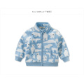 Fashion Print Fleece Coat