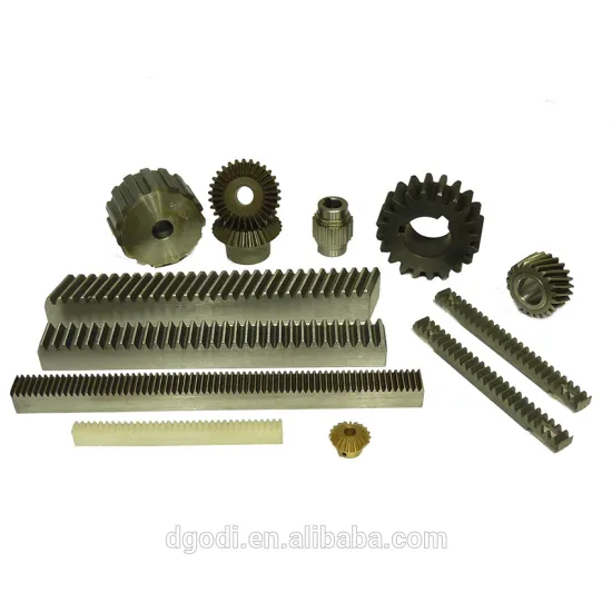 Small size rack gear with mini bevel gear for machine