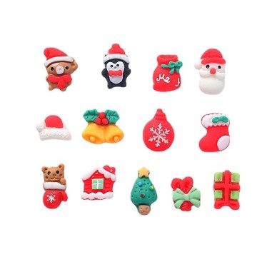 Wholesale 3D Cartoon Christmas Art Nails Decorations & Resin Small Accessories