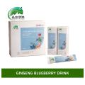 Натуральный напиток из черники и женьшеня