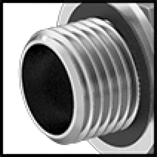 Push-to-Connect Tube Fittings with Shut-Off for Air