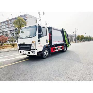 8m3 Novo caminhão de lixo com compactores de lixo