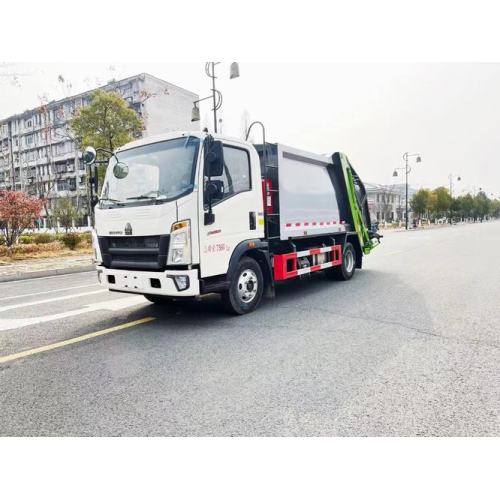 8m3 Nouveau camion de déchets de déchets compacteurs à ordures