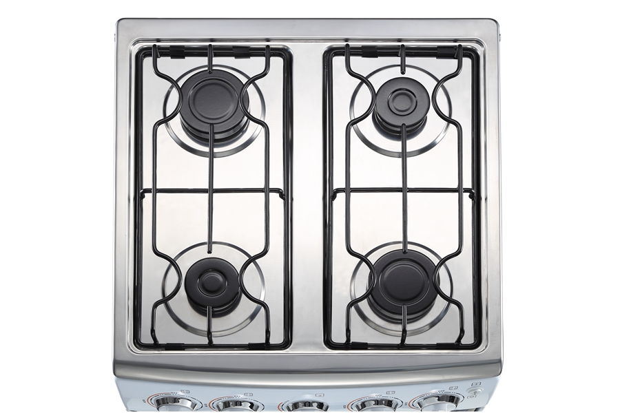 20" Gas Oven With 4 Burners