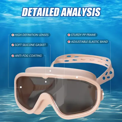 Anti-Fog Arena Eye Glasses for Professional Kids' Swimming Competitions