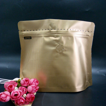 Stand Up Pouch With Degassing And Zipper