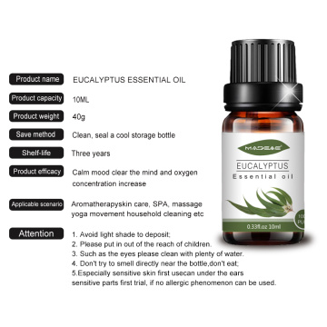 Wholesale organic Eucalyptus Essential Oil for Aroma massage