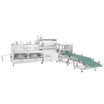 Automatic high speed lunch box food container multifunction Biodegradable bowl packing machine