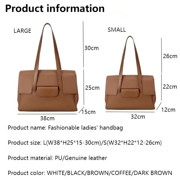 女性用のスタイリッシュな大容量の革のバッグ Stylish Large Capacity Leather Bag for Ladies