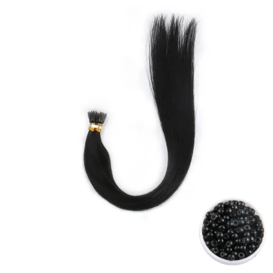 Factory Price nano tip in hair extensions micro nano tip hair extensions remy with human